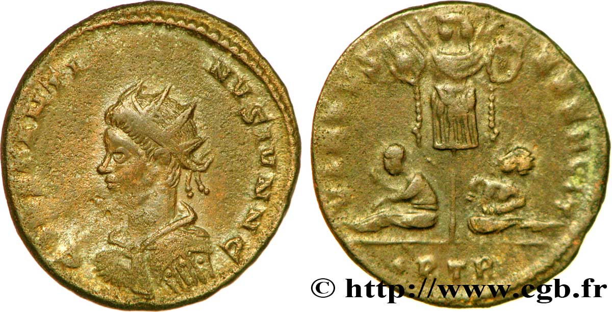 CONSTANTIN II Demi-centenionalis ou demi-nummus TTB