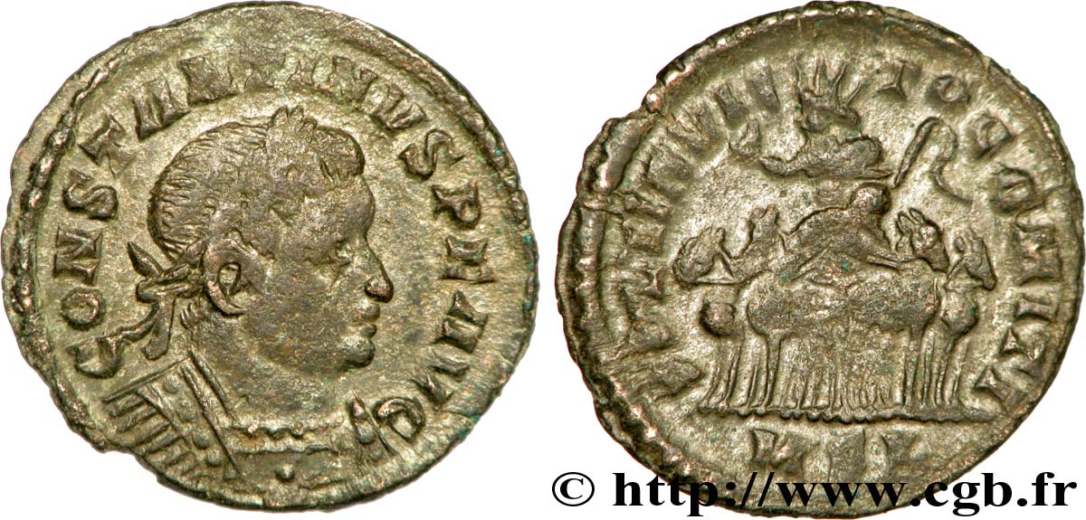 CONSTANTIN Ier LE GRAND Follis ou nummus TTB+