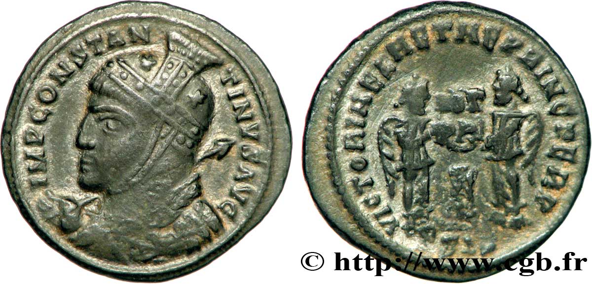 CONSTANTIN Ier LE GRAND Centenionalis ou nummus TTB+/TTB