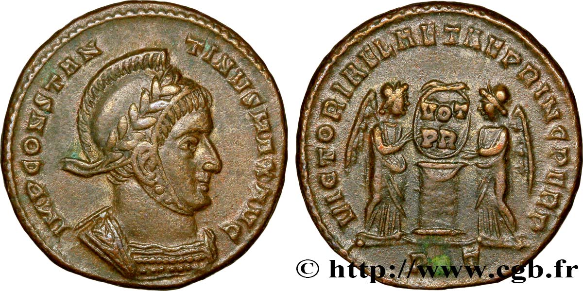 CONSTANTIN Ier LE GRAND Centenionalis ou nummus TTB