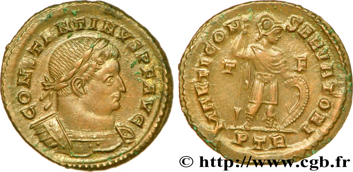 CONSTANTINUS I DER GROßE Follis ou nummus VZ