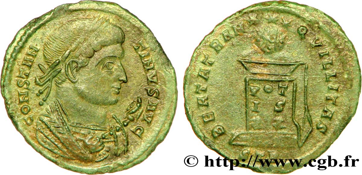 CONSTANTIN Ier LE GRAND Centenionalis ou nummus SUP