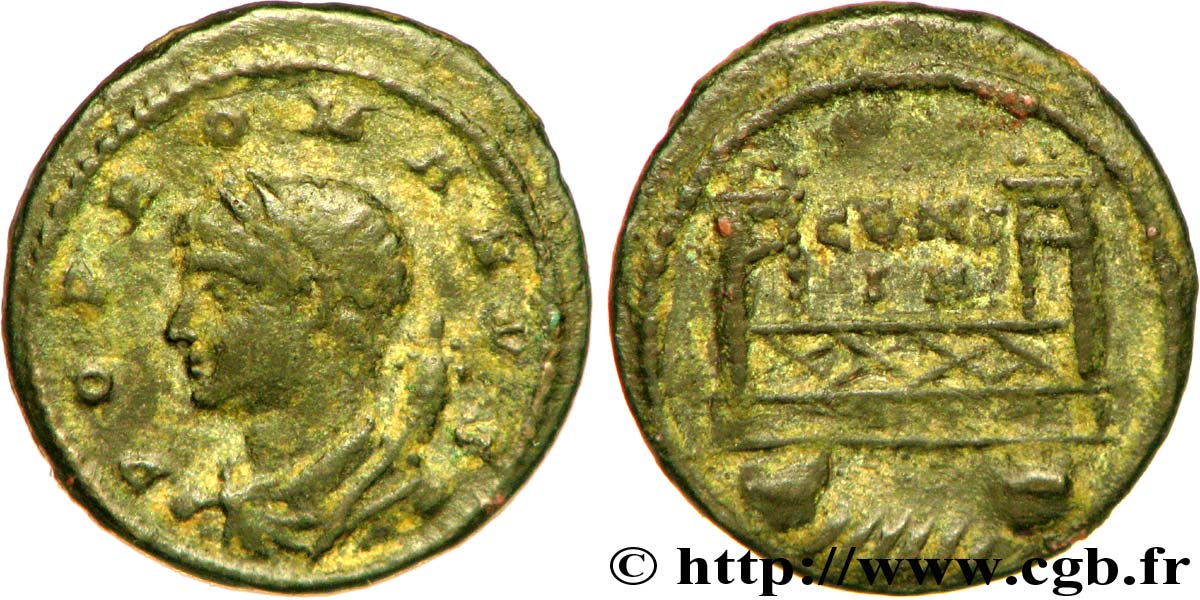 POPULUS ROMANUS Demi-centenionalis ou demi-nummus XF