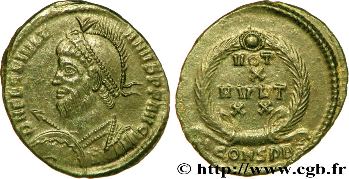 JULIEN II LE PHILOSOPHE Maiorina ou nummus, (PB, Æ 3) SPL