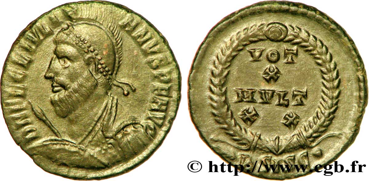 JULIEN II LE PHILOSOPHE Maiorina ou nummus, (PB, Æ 3) SPL