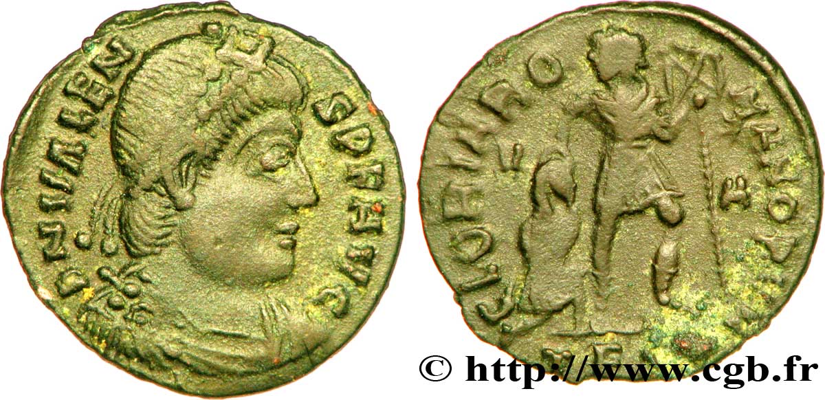 VALENS Nummus, (PB, Æ 3) TTB+