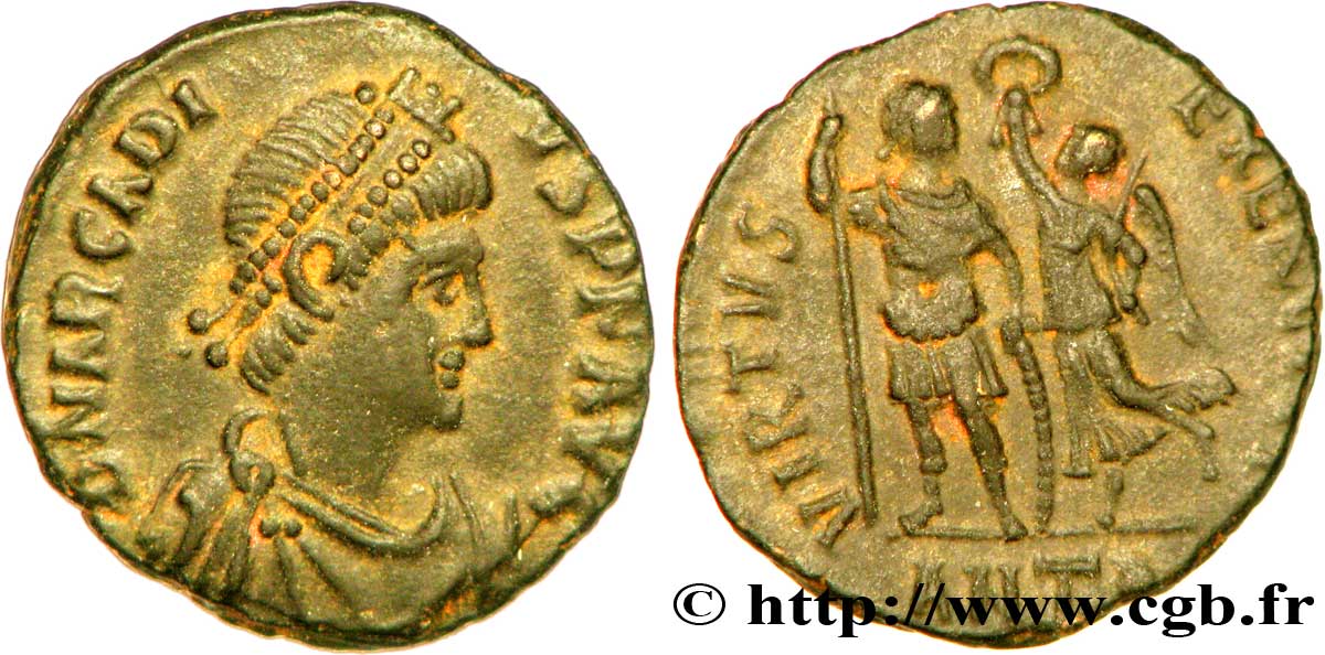 ARCADIUS Nummus, (PB, Æ 3) SUP