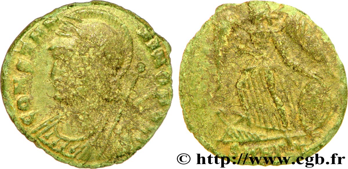 CONSTANTINOPLE Centenionalis ou nummus TB+