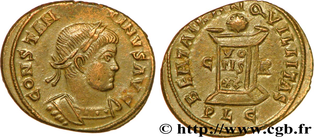 CONSTANTIN Ier LE GRAND Centenionalis ou nummus SPL