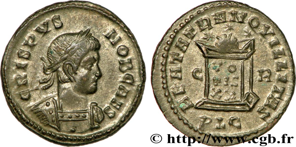 CRISPUS Centenionalis ou nummus SPL