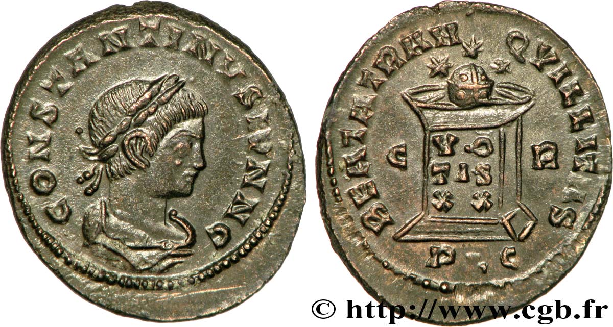 CONSTANTIN II Centenionalis ou nummus FDC