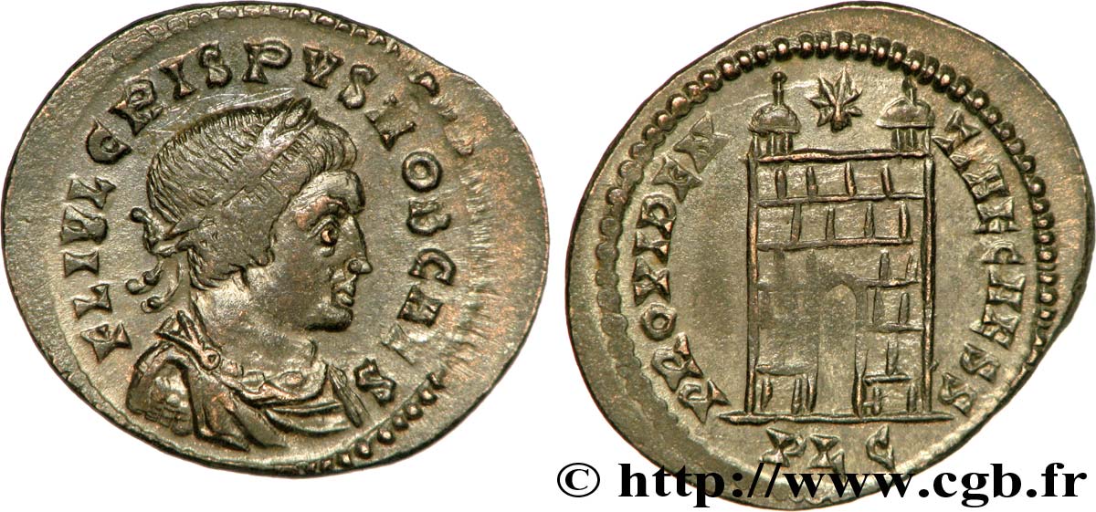 CRISPUS Centenionalis ou nummus SPL