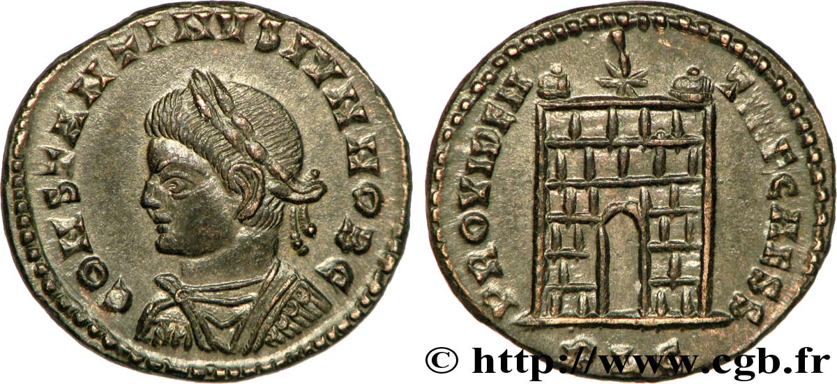 CONSTANTIN II Centenionalis ou nummus FDC