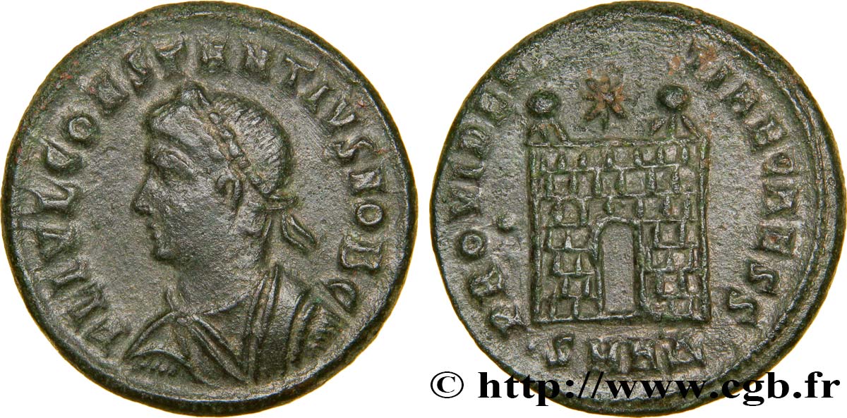 CONSTANCE II Centenionalis ou nummus SUP
