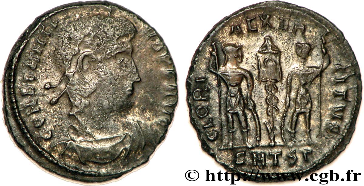 CONSTANCE II Centenionalis ou nummus TTB/SUP
