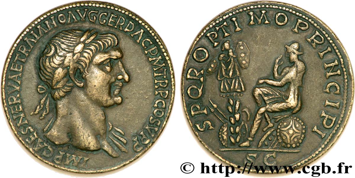 TRAJAN Sesterce (Padouan) SUP