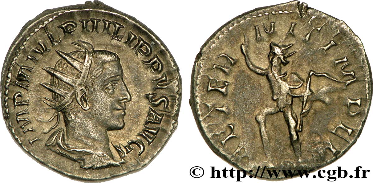 FILIPPO II FIGLIO Antoninien MS/q.SPL