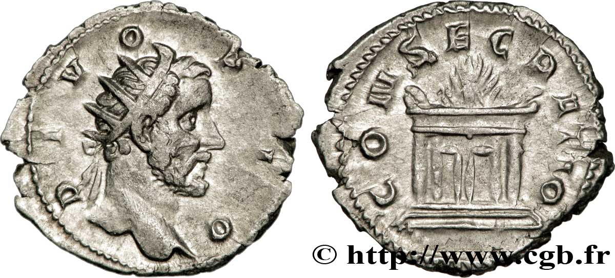 DIVI restitution de TRAJAN DÈCE Antoninien SUP