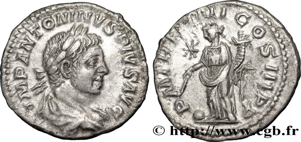 ÉLAGABAL Denier TTB+