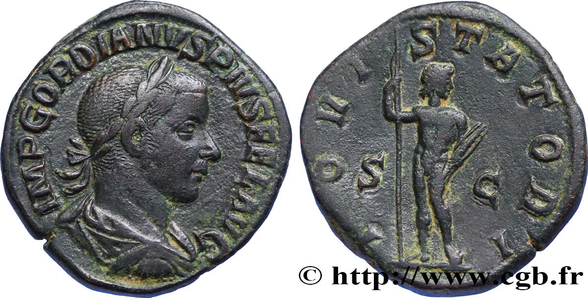 GORDIANUS III Sesterce fVZ