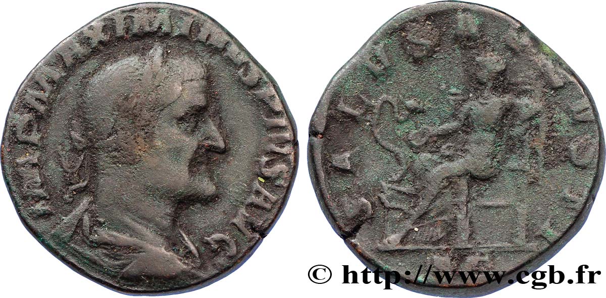 MAXIMIN Ier THRACE Sesterce TB+