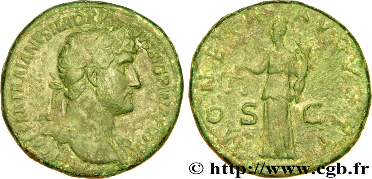 HADRIEN Sesterce TB+