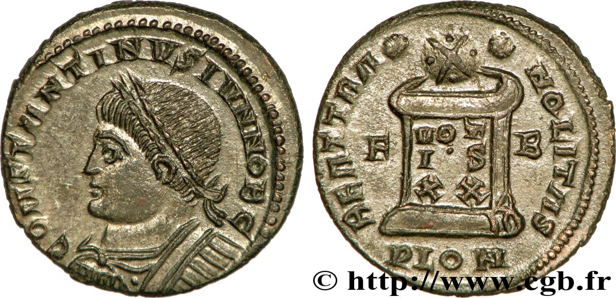 CONSTANTIN II Centenionalis ou nummus FDC