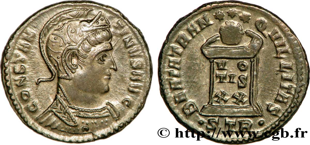 CONSTANTIN Ier LE GRAND Centenionalis ou nummus FDC