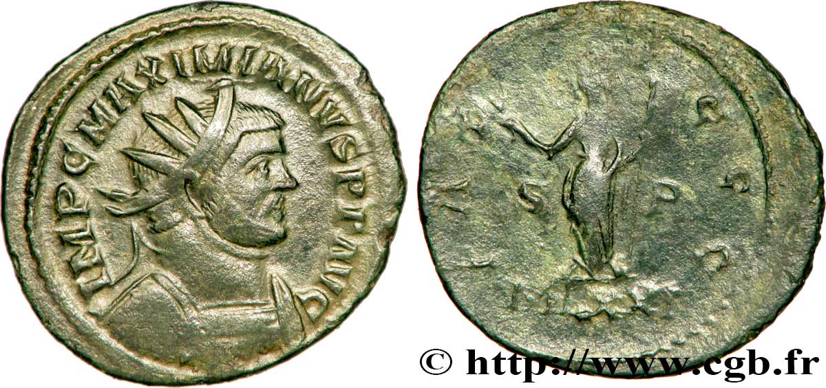 CARAUSIUS fur DIOCLETIANUS und MAXIMIANUS HERCULIUS Aurelianus SS/fSS