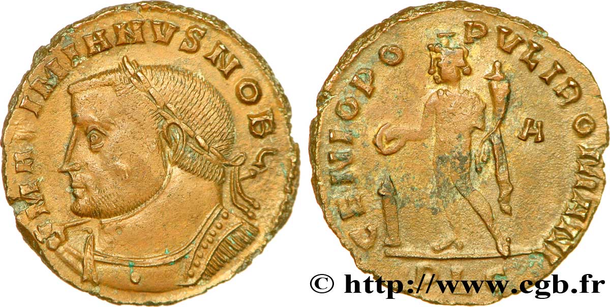 GALÈRE Follis ou nummus SUP/TTB+