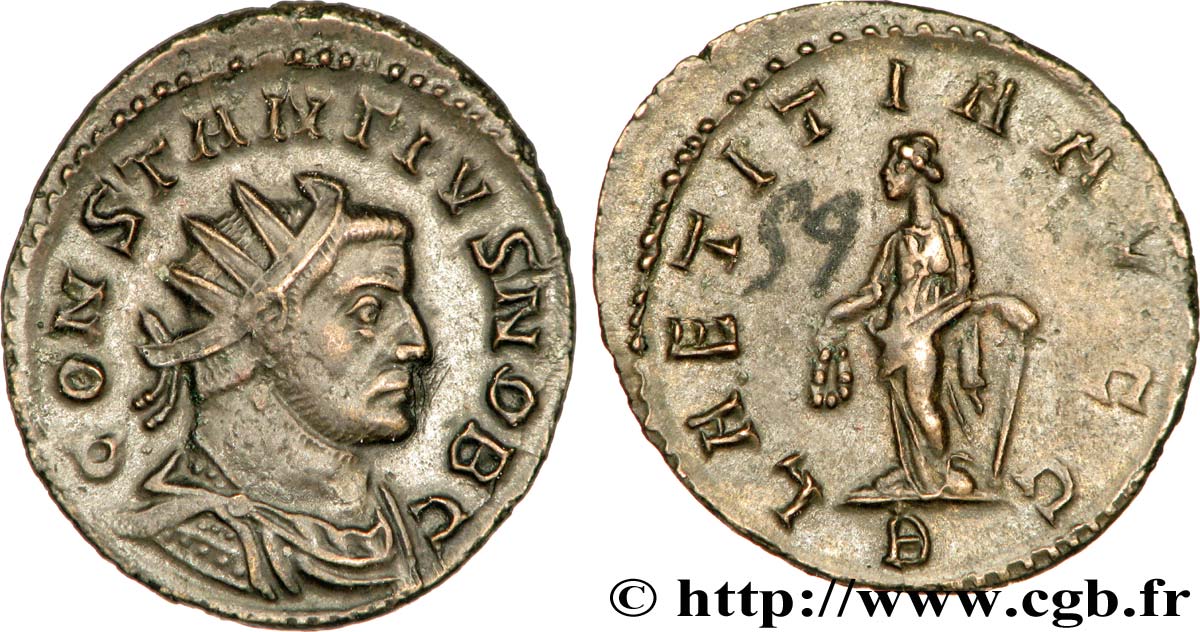 CONSTANCE Ier CHLORE Aurelianus SUP