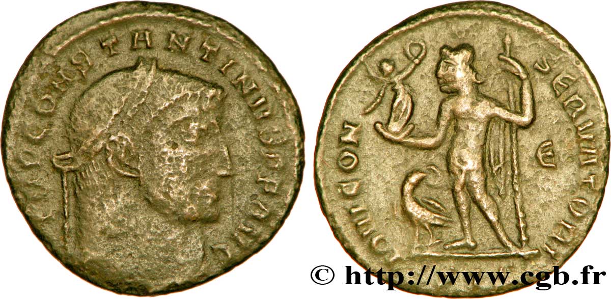CONSTANTIN Ier LE GRAND Follis ou nummus TB+