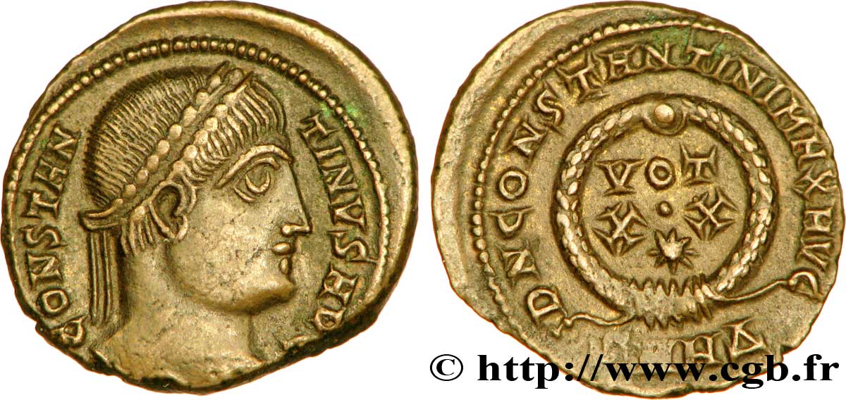 CONSTANTIN Ier LE GRAND Centenionalis ou nummus TTB+