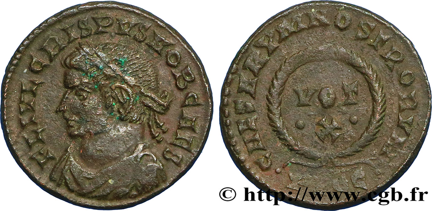 CRISPUS Centenionalis ou nummus TB+