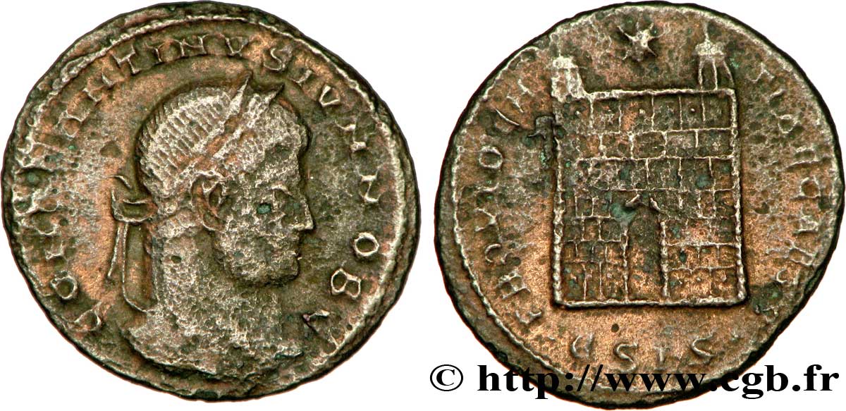 CONSTANTIN II Centenionalis ou nummus TB+