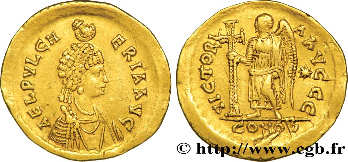 PULCHERIA Solidus q.SPL