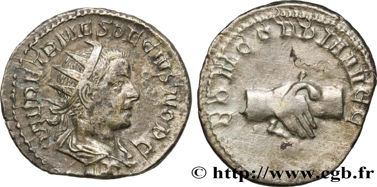 HÉRENNIUS ÉTRUSCUS Antoninien TTB+