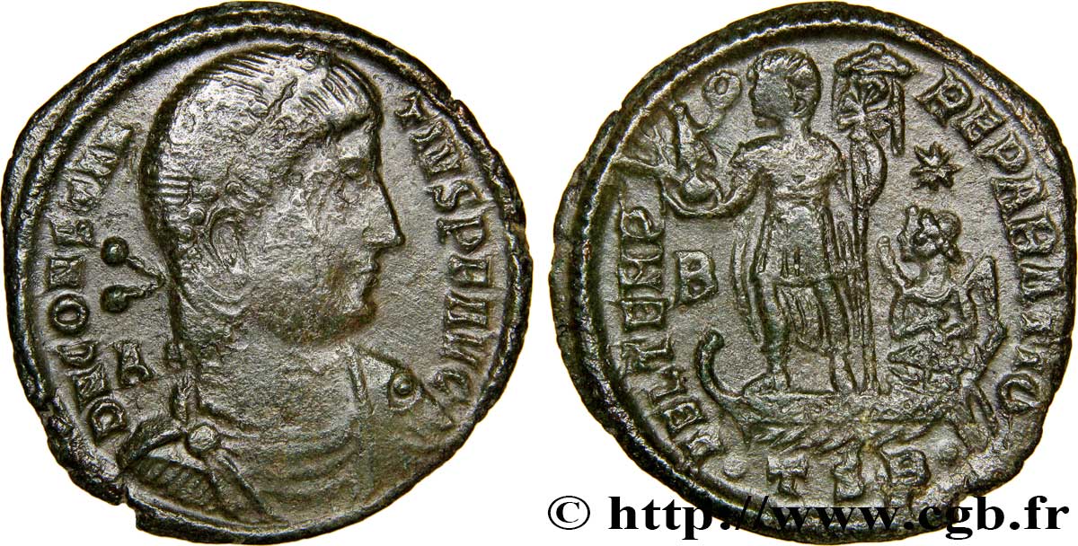 CONSTANCE II Maiorina, (MB, Æ 2) TTB+