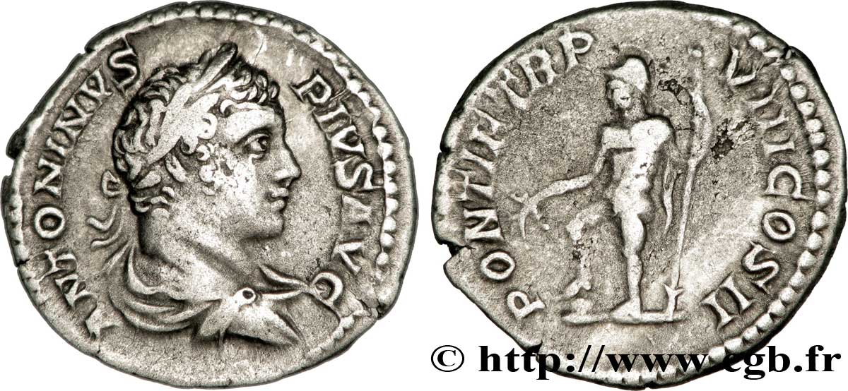 CARACALLA Denier TTB