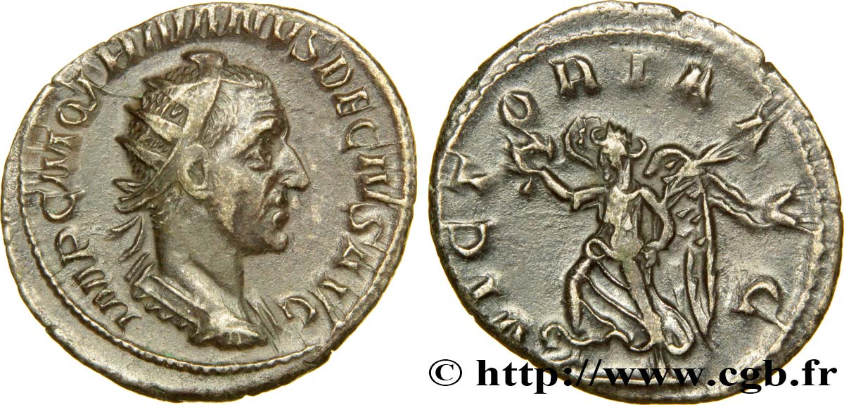 TRAJAN DÈCE Antoninien SUP