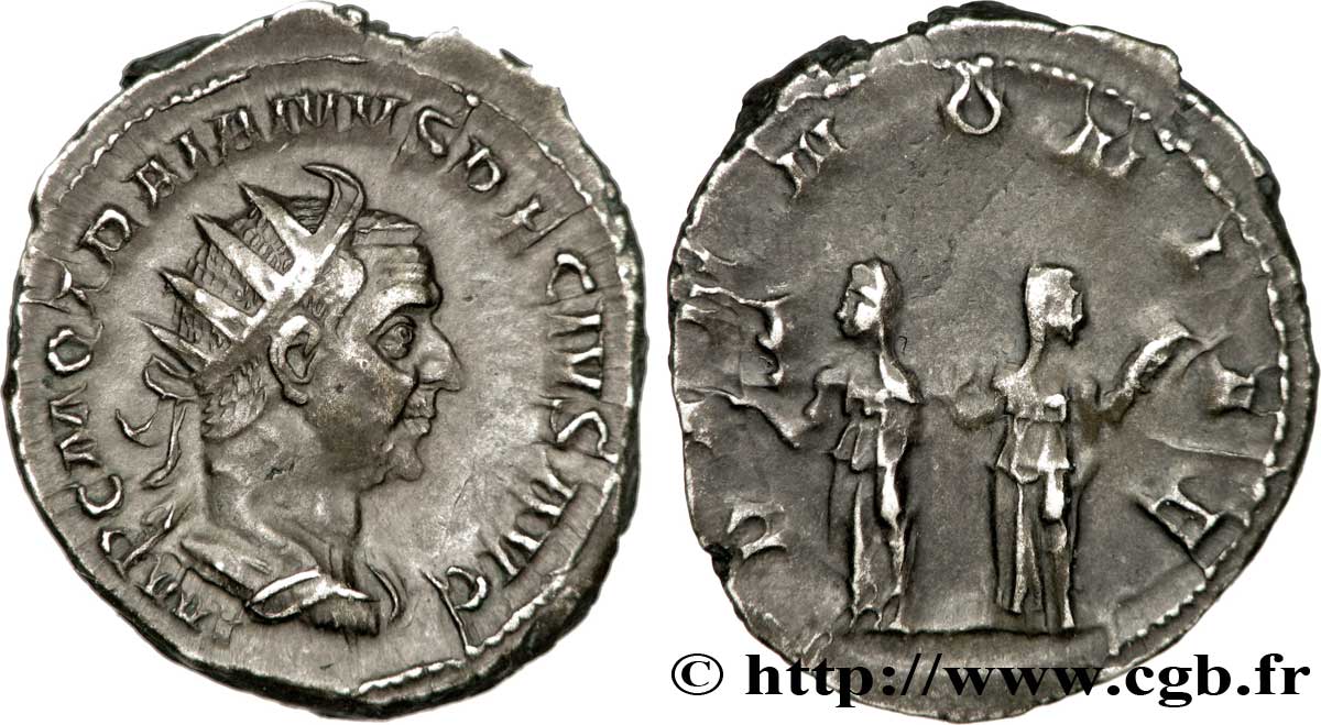 TRAJAN DÈCE Antoninien SUP
