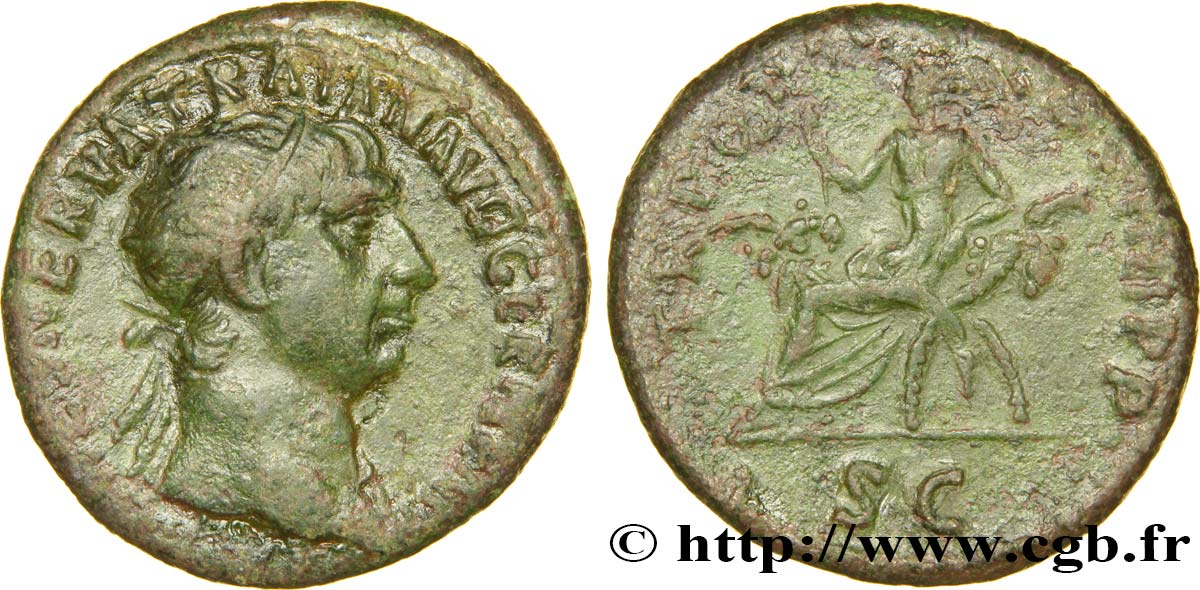 TRAJAN Dupondius TB+