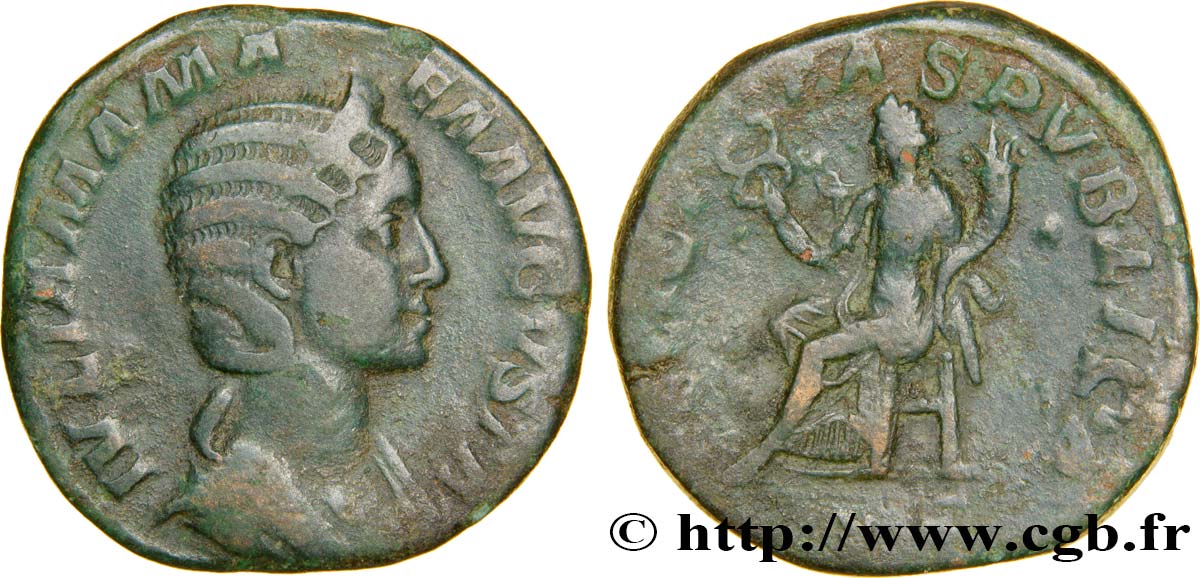 JULIA MAMÉE Sesterce TB+