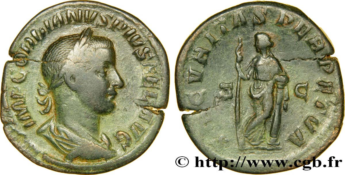 GORDIEN III Sesterce TTB