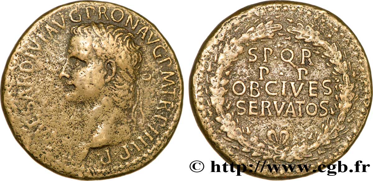 CALIGULA Sesterce TTB