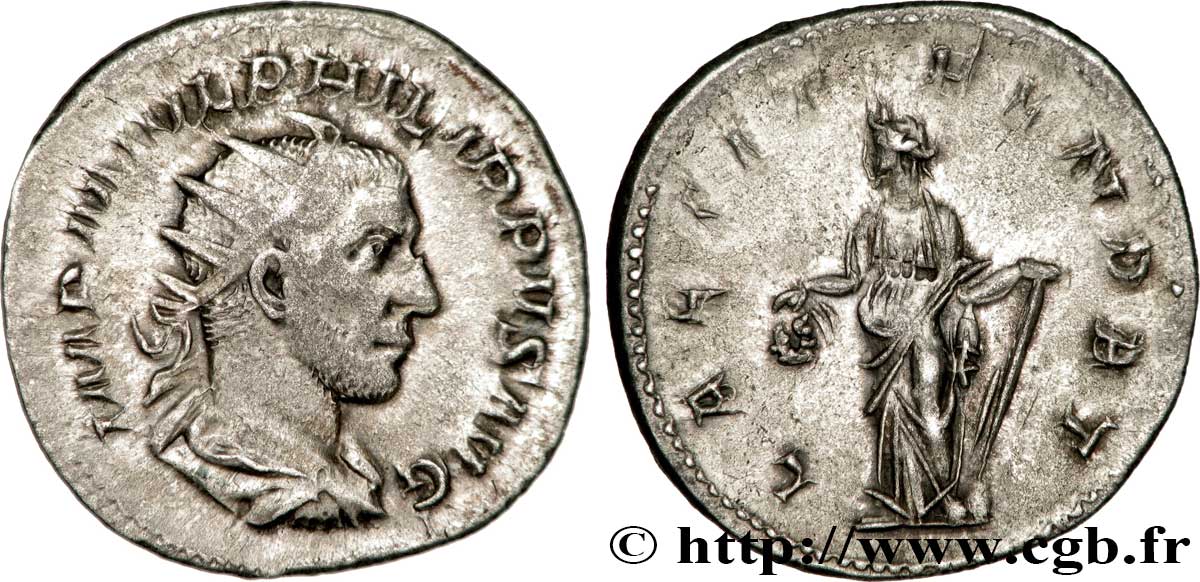 PHILIPPE Ier L&nbsp;ARABE Antoninien TTB+