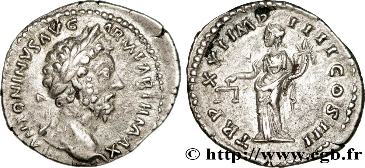 MARC AURÈLE Denier SUP/TTB+