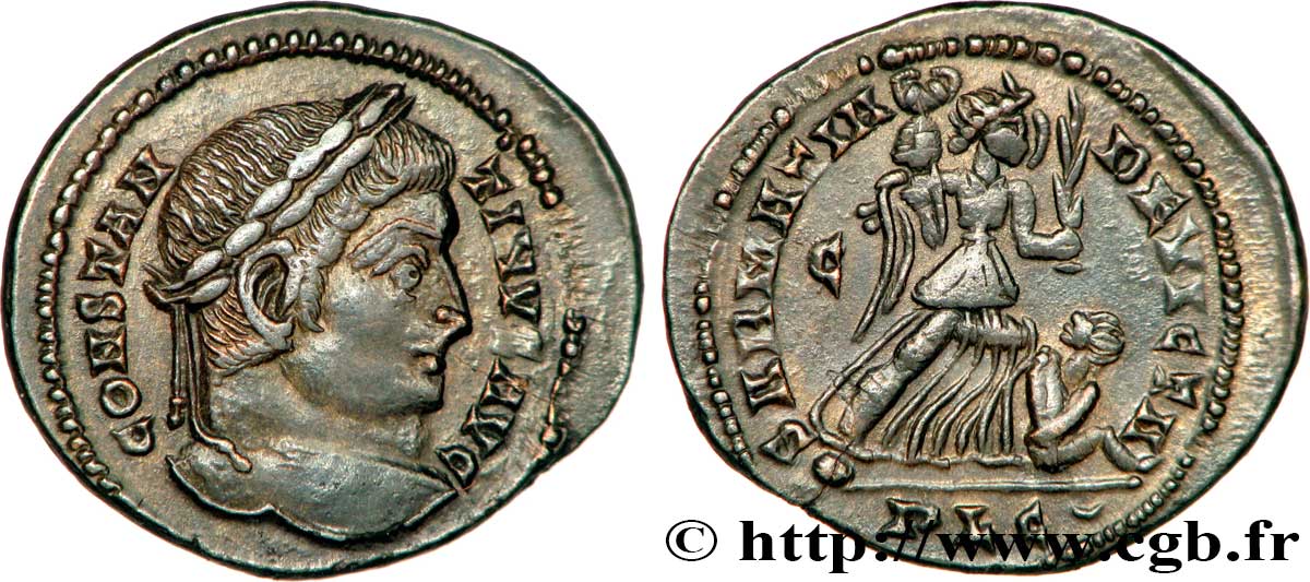 CONSTANTIN Ier LE GRAND Centenionalis ou nummus FDC
