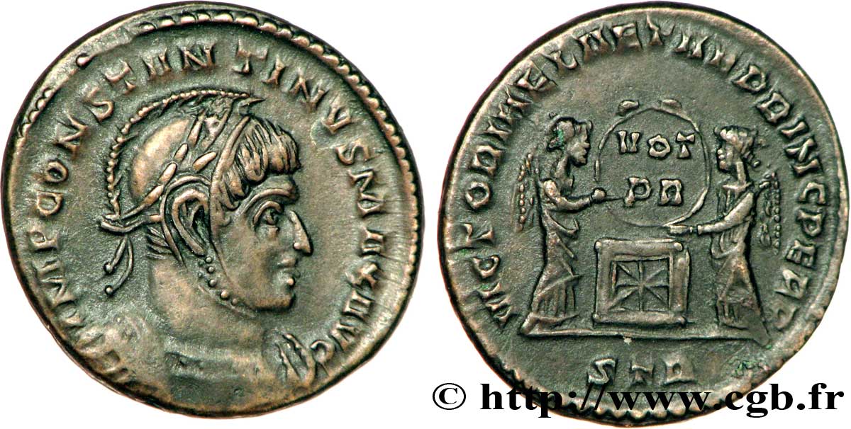 CONSTANTIN Ier LE GRAND Centenionalis ou nummus brm_182365 Romaines