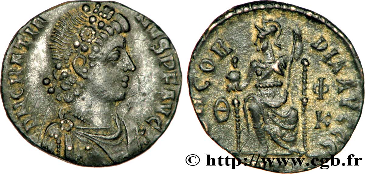 GRATIEN Nummus, (PB, Æ 3) SUP